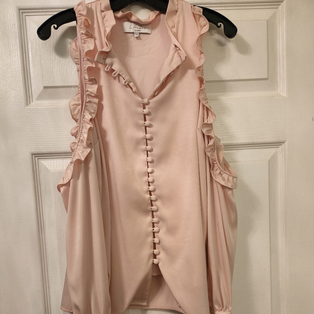 Majorelle Cold Shoulder Top